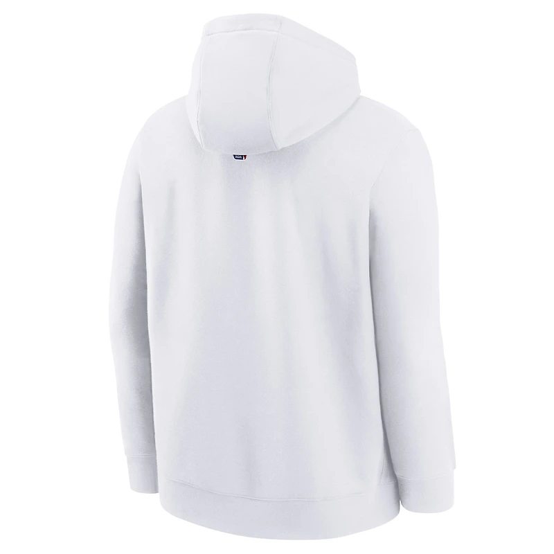 Sweat à capuche en polaire Nike City Edition Club Houston Rockets 2024/25 blanc pour jeune