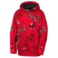 Youth Outerstuff  Red Houston Rockets Moving Violation Hoodie