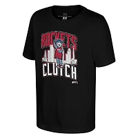 Youth Stadium Essentials  Black Houston Rockets Mascot City Elementized T-Shirt