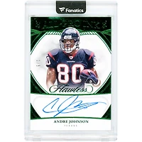 Carte autographiée d'Andre Johnson (Houston Texans) - Panini Flawless Emerald All Pro Ink 2025 #API-AJN #1/5