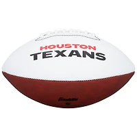 Andre Johnson Houston Texans Autographed Franklin White Panel Football