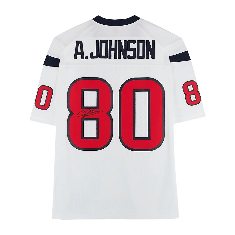 Andre Johnson Houston Texans Autographed White Mitchell & Ness 2008 Legacy Jersey