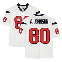 Andre Johnson Houston Texans Autographed White Mitchell & Ness 2008 Legacy Jersey with "HOF 24" Inscription