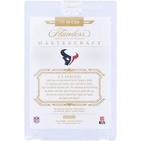 Carte de recrue C.J. Stroud Houston Texans 2023 Panini Flawless Triple Multi Color Relics #M-CSD #13/15