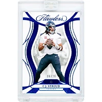 Carte C.J. Stroud Houston Texans 2025 Panini Flawless Sapphire Jewel Relic n° 23 n° 6/20