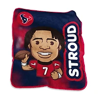 Couverture émoji C.J. Stroud Houston Texans 50" x 60"