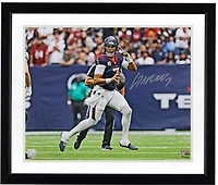 C.J. Stroud Houston Texans Autographed 16" x 20" Pointing Downfield vs. Saints Photograph