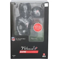 Figurine en vinyle de 15 cm, variante rare de couleur unie, de C.J. Stroud, Houston Texans, série 5, GameChangers