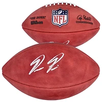 Ballon de football professionnel en couleur autographié par Dameon Pierce des Houston Texans Duke