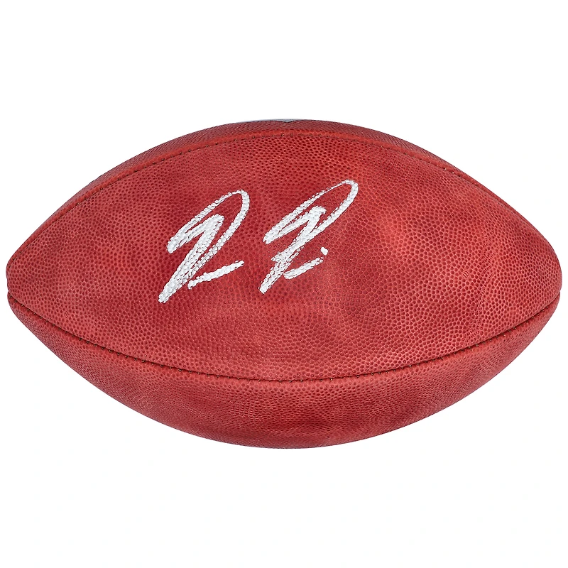Ballon de football professionnel en couleur autographié par Dameon Pierce des Houston Texans Duke