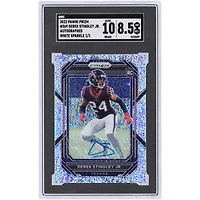 Derek Stingley Jr. Houston Texans Autographed 2022 Panini Prizm White Sparkle Prizm #369 #1/1 SGC Authenticated 8.5/10 Rookie Card 