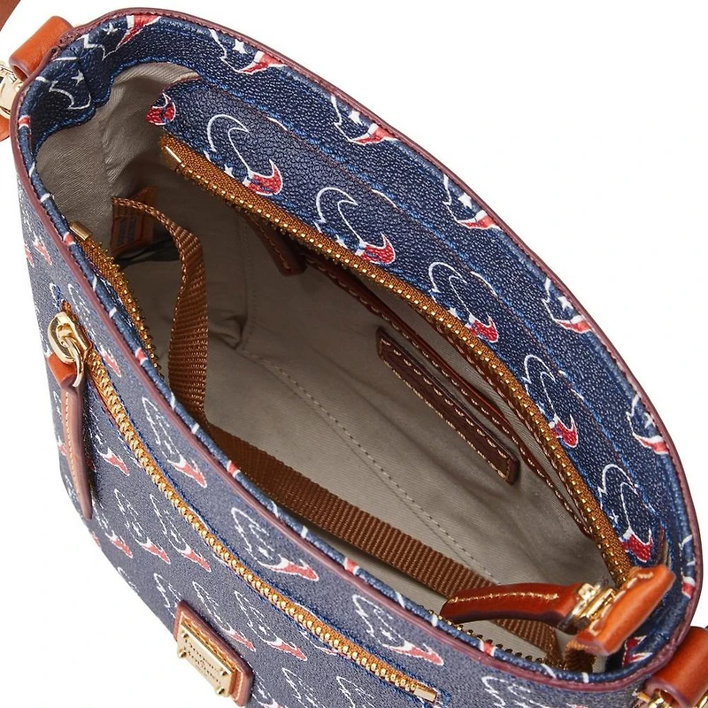 Dooney & Bourke Houston Texans Signature petit sac à bandoulière zippé