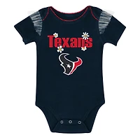 Ensemble body et jupe My Team Rocks pour nouveau-né fille Outerstuff Navy Houston Texans