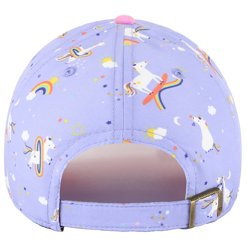 Girls Preschool '47 Lavender Houston Texans Unicorn Clean Up Adjustable Hat