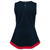 Girls Toddler Navy Houston Texans Cheer Captain Dress with Bloomers