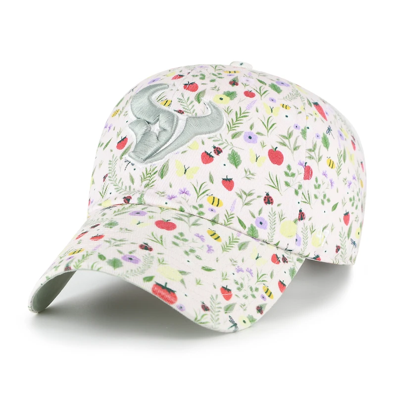 Girls Youth '47  Light Pink Houston Texans Posey Clean Up Adjustable Hat