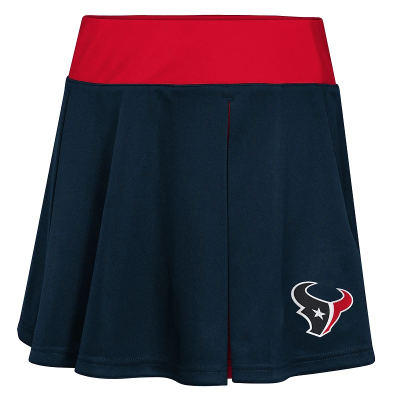 Ensemble de pom-pom girl deux pièces bleu marine Houston Texans Spirit pour jeunes filles