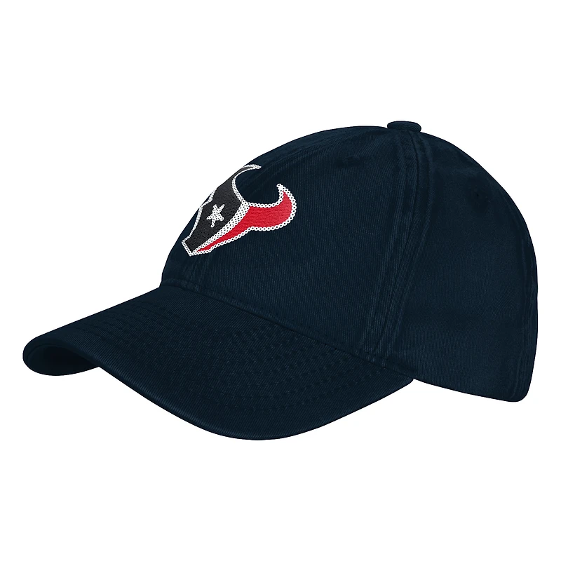 Casquette ajustable Outerstuff bleu marine Houston Texans pour filles