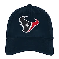 Casquette ajustable Outerstuff Navy Houston Texans Gridiron pour filles