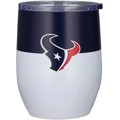 Texans de Houston 16 oz. Gobelet incurvé en acier inoxydable Colorblock