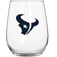 Verre à boisson incurvé de 16 oz des Houston Texans pour le jour du match