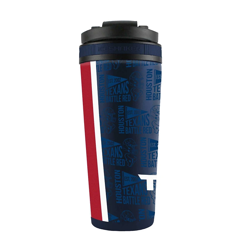 Houston Texans 26oz. 4D Stainless Steel Shaker Bottle
