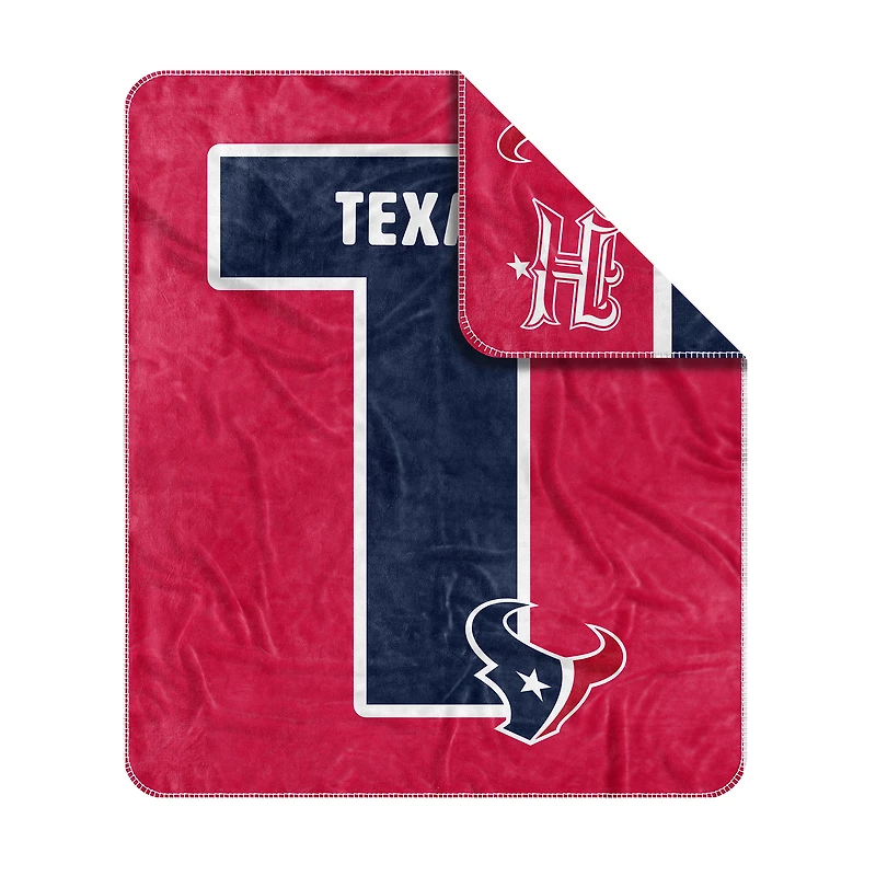 Couverture Dream Weave 50" x 60" des Houston Texans