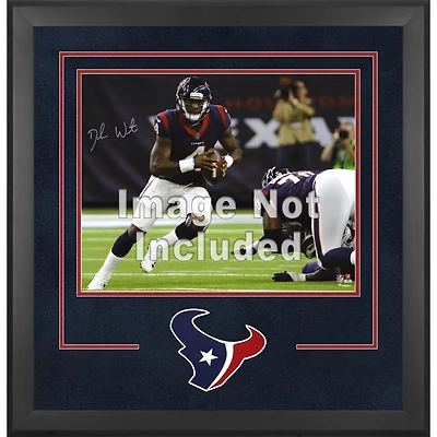 Cadre photo horizontal de luxe Houston Texans 16'' x 20'' avec logo de l'équipe