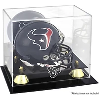 Houston Texans Golden Classic Helmet Display Case with Mirrored Back