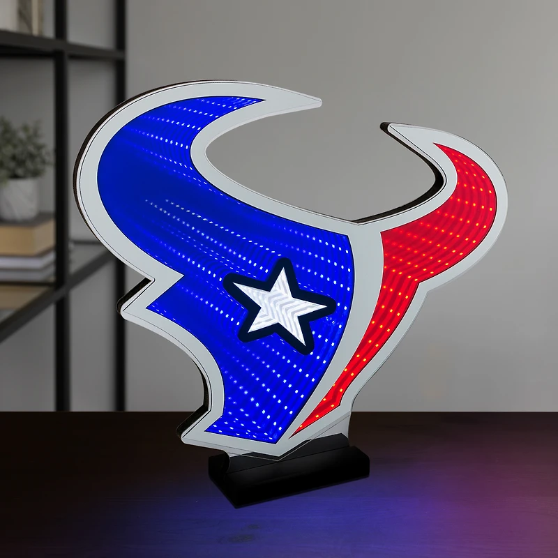 Lumière LED Infinity avec logo des Houston Texans