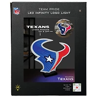 Lumière LED Infinity avec logo des Houston Texans