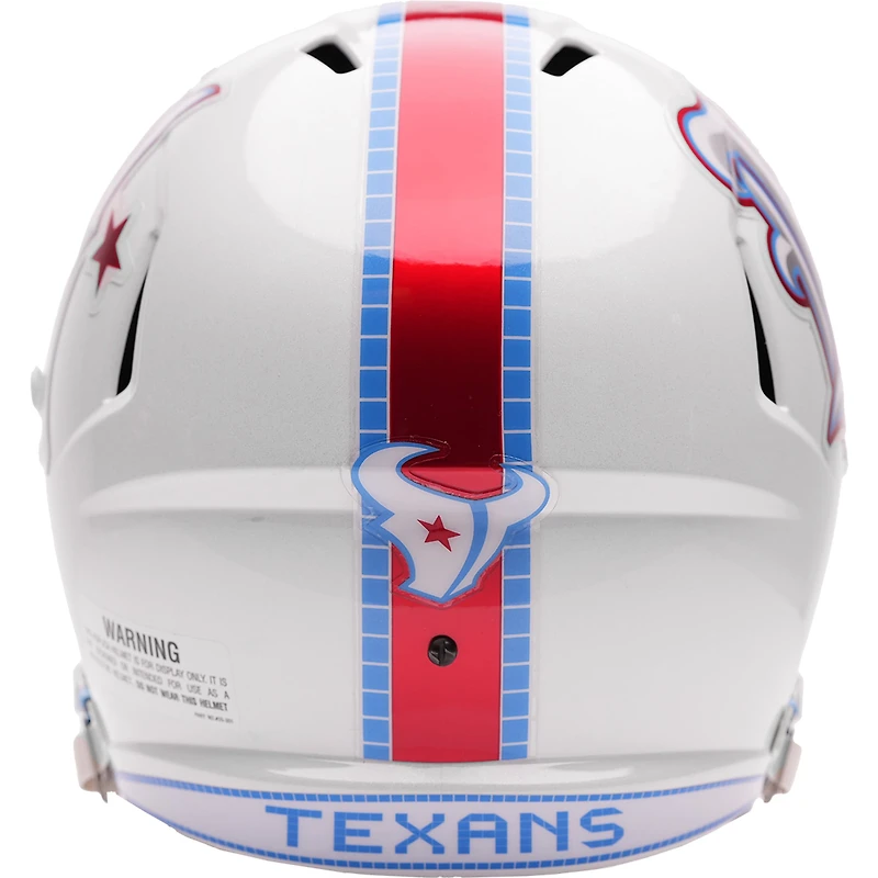 Casque réplique de vitesse de la collection Riddell 2026 Rivalries des Houston Texans