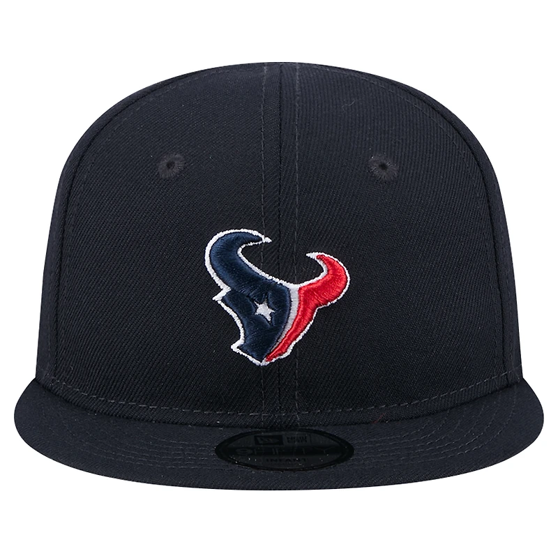 Casquette ajustable My 1st 9FIFTY pour bébé New Era bleu marine des Houston Texans