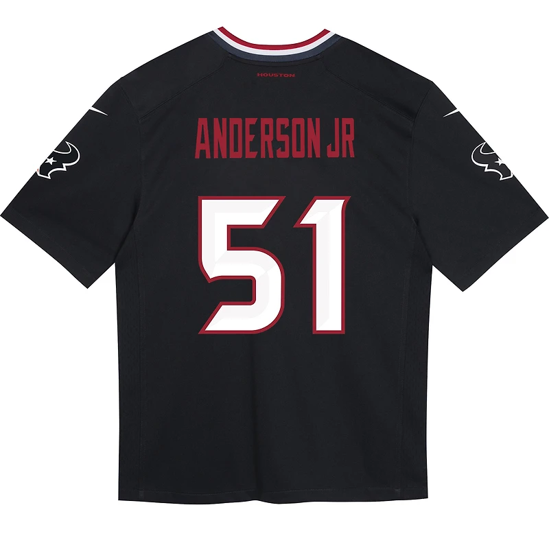 Maillot de jeu Nike Will Anderson Jr. bleu marine des Houston Texans pour bébé