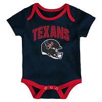 Ensemble de 3 pièces pour bébé Outerstuff Houston Texans All Day Play