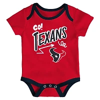 Ensemble de 3 pièces pour bébé Outerstuff Houston Texans All Day Play