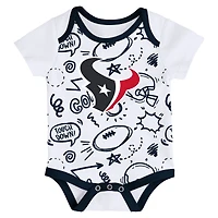 Ensemble de 3 pièces pour bébé Outerstuff Houston Texans All Day Play