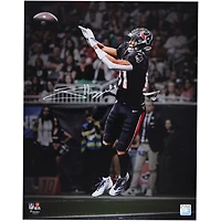 Jayden Higgins Houston Texans Autographed 16" x 20" Touchdown Catch Spotlight Photograph