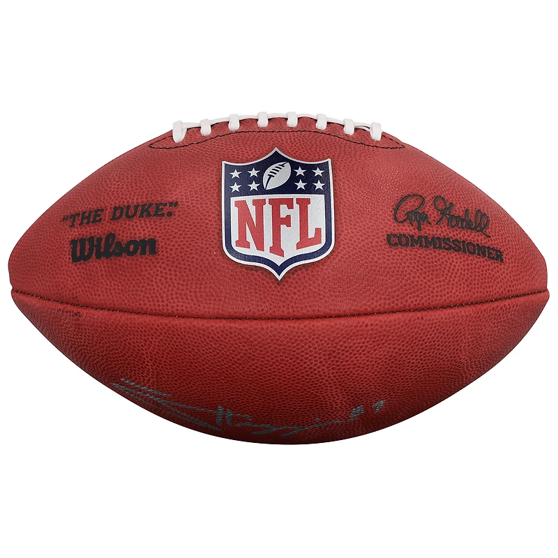 Jayden Higgins Houston Texans Autographed Duke Full Color Football