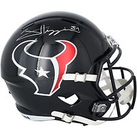 Jayden Higgins Houston Texans Autographed Riddell Speed Replica Helmet