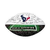 Ballon de football américain autographié des Houston Texans (édition 2025) - Logo Brands