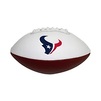 Ballon de football commémoratif autographié en relief des Houston Texans