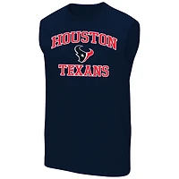 Débardeur musclé C.J. Stroud bleu marine pour hommes Fanatics des Texans de Houston, grande taille