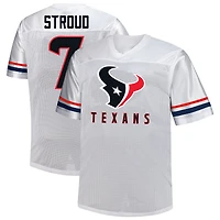 Maillot à col en V blanc Fanatics C.J. Stroud pour hommes des Texans de Houston, grandes tailles