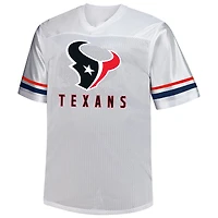 Maillot à col en V blanc Fanatics C.J. Stroud pour hommes des Texans de Houston, grandes tailles