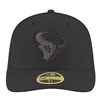 NWE TEXAN BLACK H NEW NFL ON LOW PROFILE 59FIFTY II HATMENLOP
