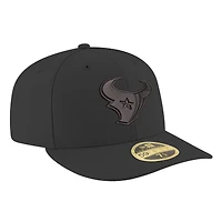 NWE TEXAN BLACK H NEW NFL ON LOW PROFILE 59FIFTY II HATMENLOP