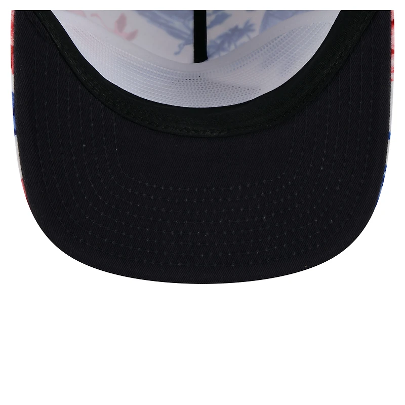 Casquette de golf à visière snapback blanche Houston Texans Adventure pour homme de New Era
