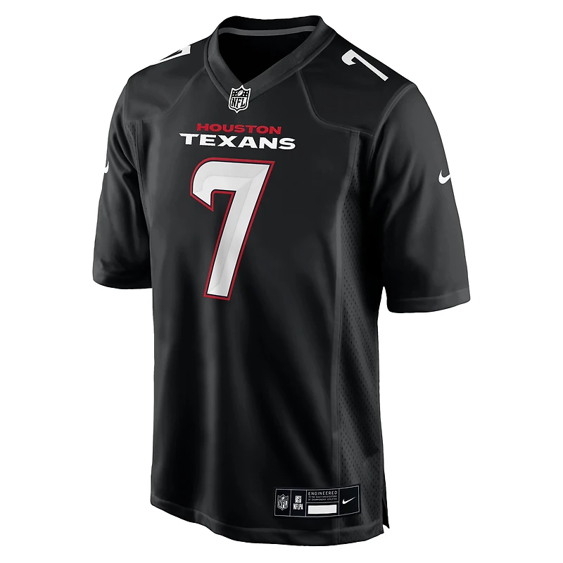 Maillot Nike C.J. Stroud Carbon Black pour homme des Houston Texans Fashion