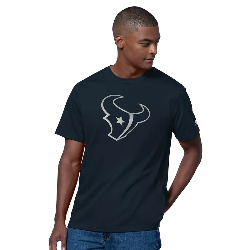 Men's Starter Navy Houston Texans Thursday Night Gridiron T-Shirt